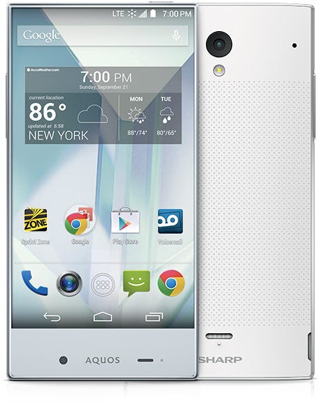 Boost gets the white AQUOS Crystal - Sprint lands a Sharp AQUOS Crystal exclusive: 5&quot; edgeless display, Harman Kardon audio