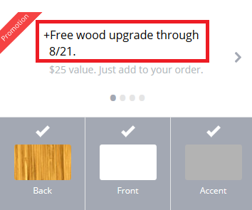 Get a free wood back from Motorola when you order the Moto X from now until August 21st - Free wood back for Motorola Moto X buyers using the Moto Maker site, until August 21