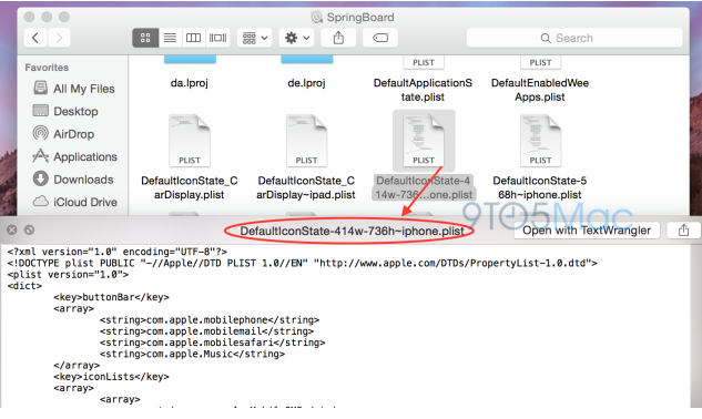 This iOS 8 file found in the Xcode 6 SDK beta for the iPhone, supposedly reveals the resolution for the 4.7 inch and 5.5 inch iPhone 6 screens - Resolution of Apple iPhone 6 screens supposedly found in iOS 8 code