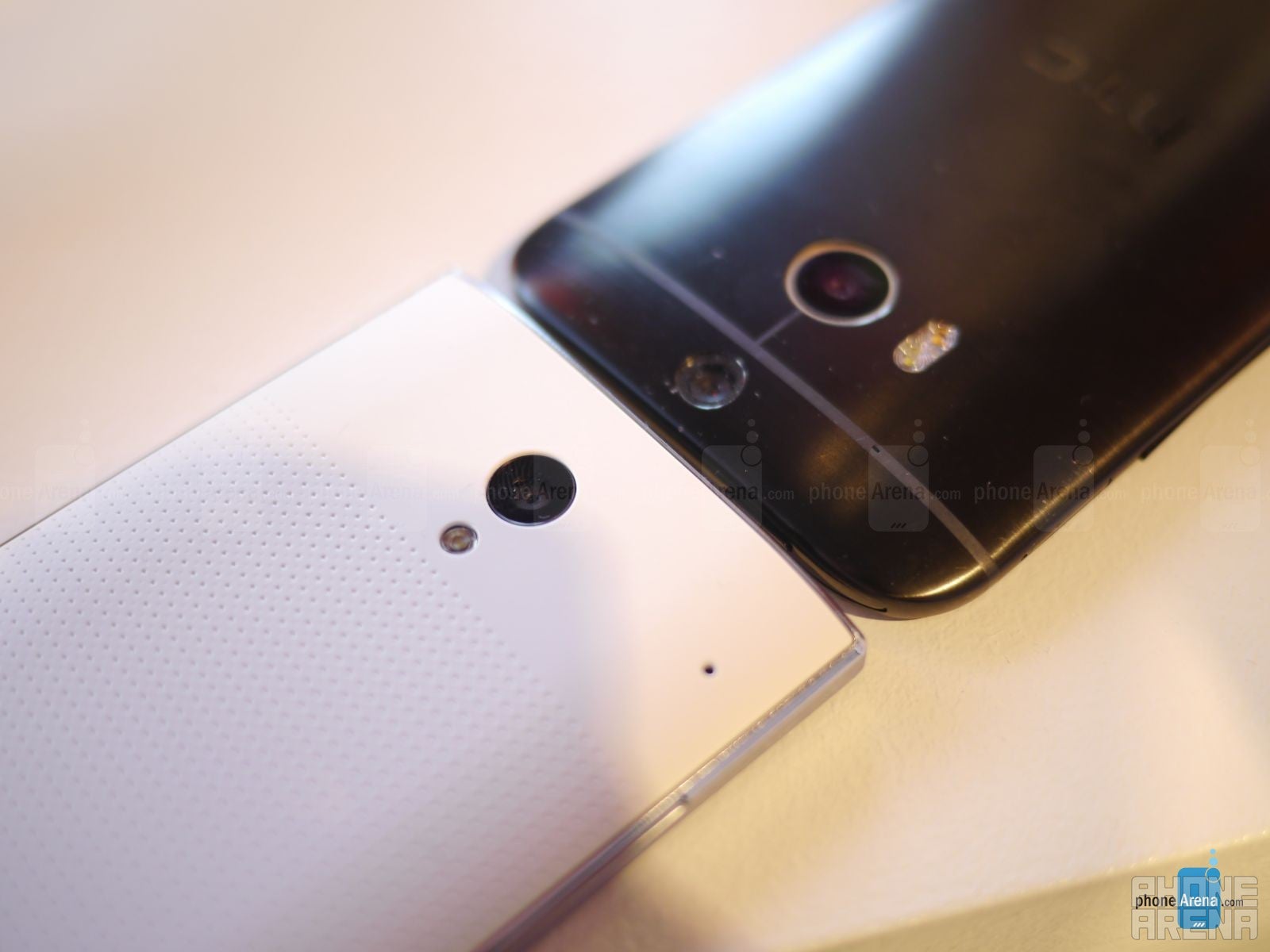Sharp AQUOS Crystal versus HTC One M8: first look