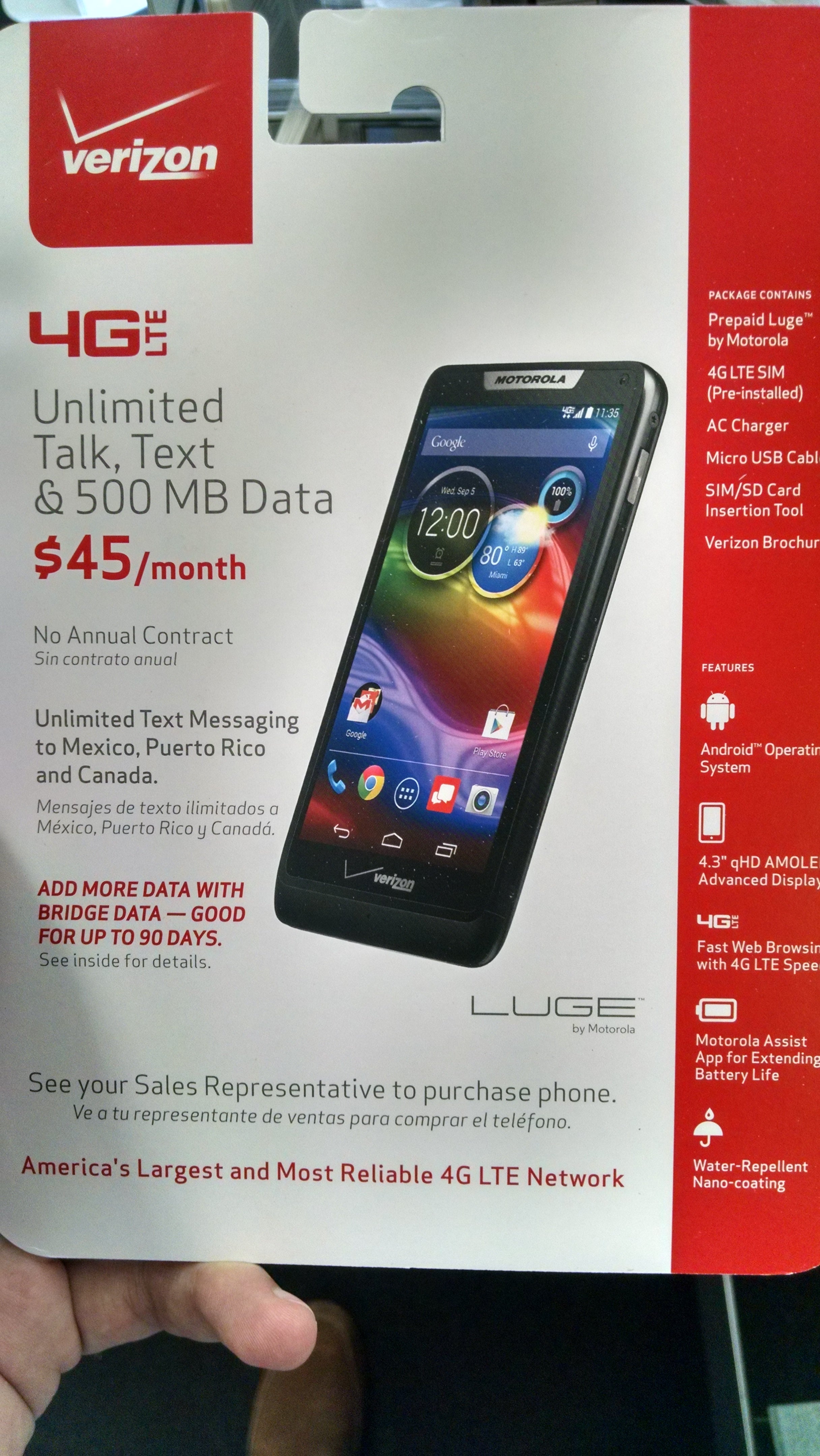 verizon razr 4g