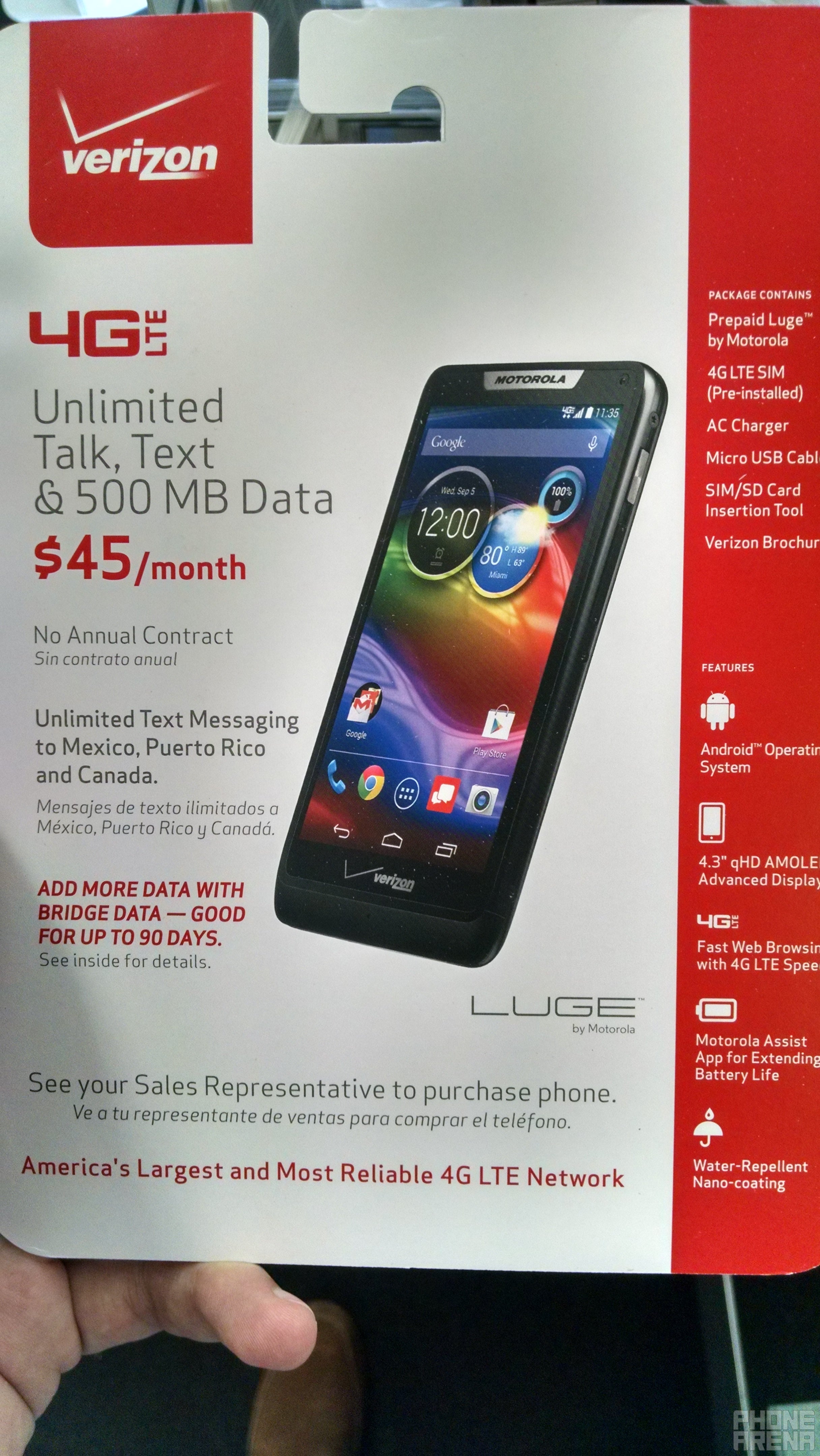 Verizon Motorola Luge is nothing but a rebranded DROID RAZR M