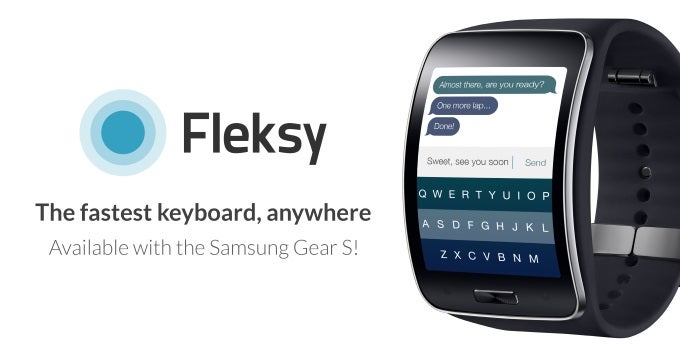 Fleksy becomes the Samsung Gear S's keyboard app of choice