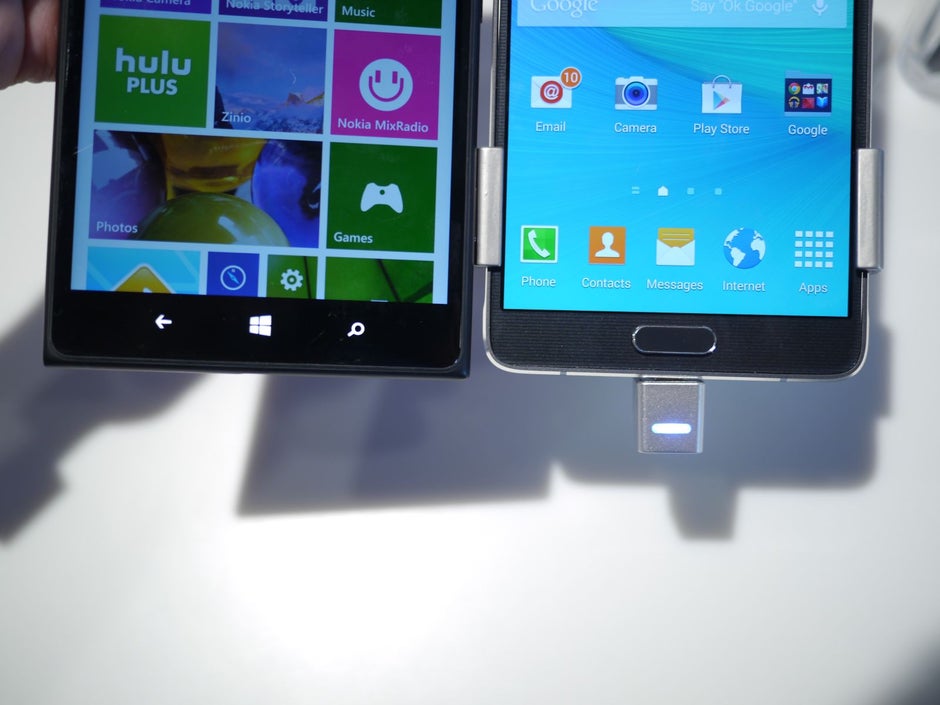 Samsung Galaxy Note 4 vs Nokia Lumia 1520: first look