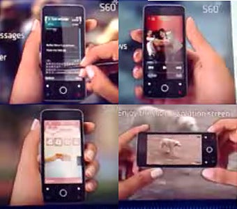demo of the new Interface with prototype phone - Symbian S60 gets touch-screen support