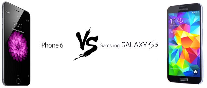 Apple iPhone 6 vs Samsung Galaxy S5: in-depth specs comparison
