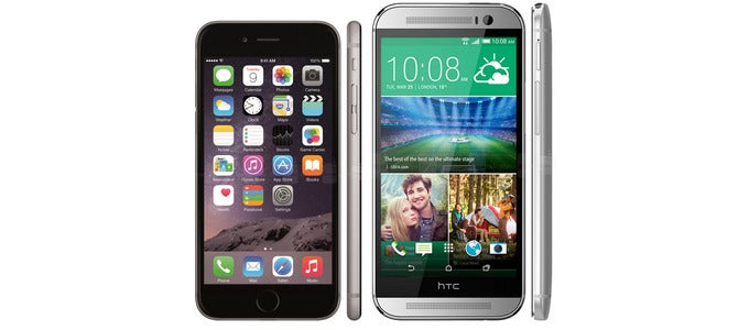 iPhone 6 vs HTC One (M8): in-depth specs comparison