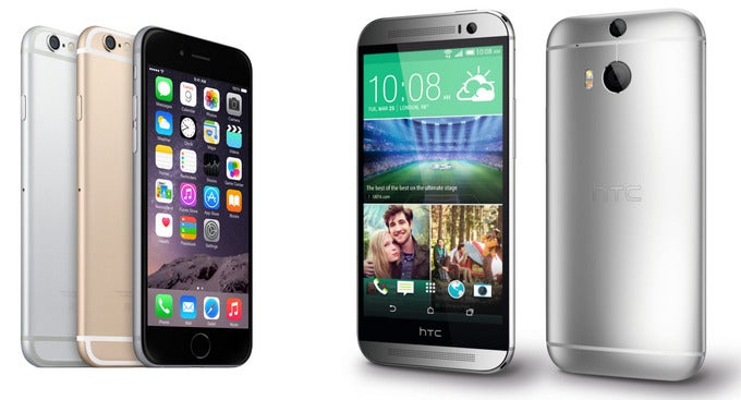 iPhone 6 vs HTC One (M8): in-depth specs comparison