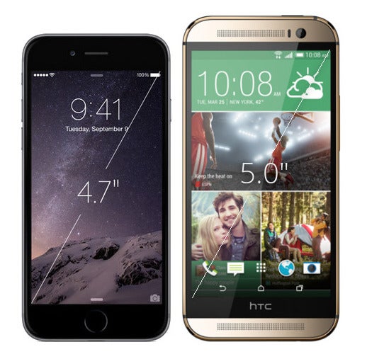 iPhone 6 vs HTC One (M8): in-depth specs comparison