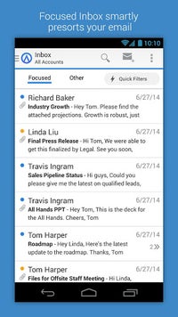 Accompli email app for Android