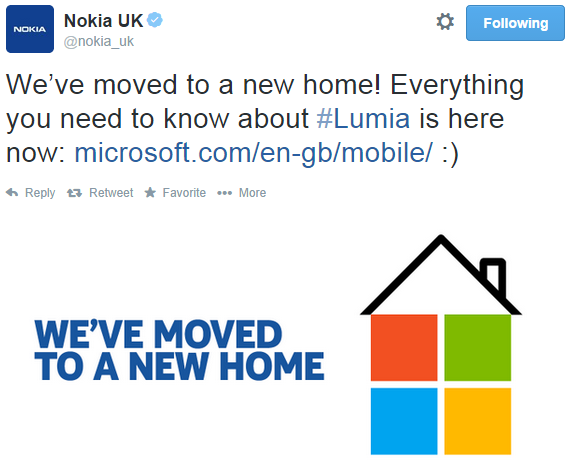 Microsoft starts swallowing Nokia&#039;s websites