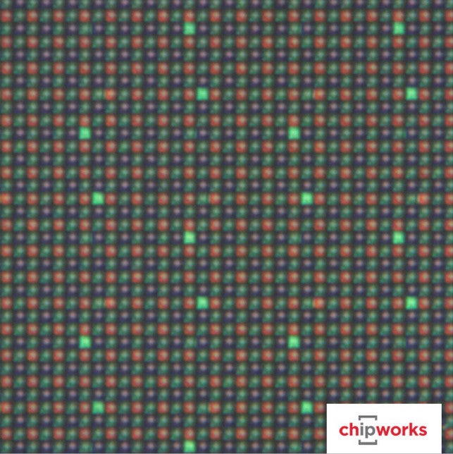 Focus Pixels placed on iSight sensor, replacing some green sub-pixels - Chipworks tears down Apple iPhone 6: Apple A8 and iSight camera secrets revealed