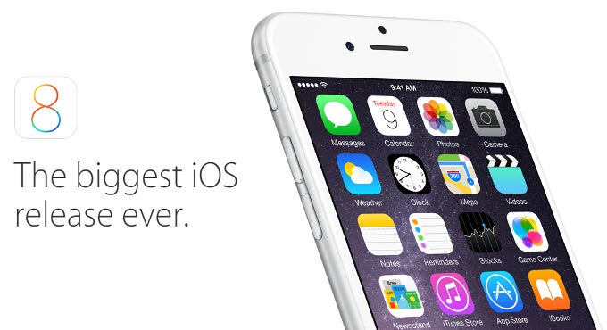 Apple says the adoption rate of iOS 8 stands at 46% five days after its release