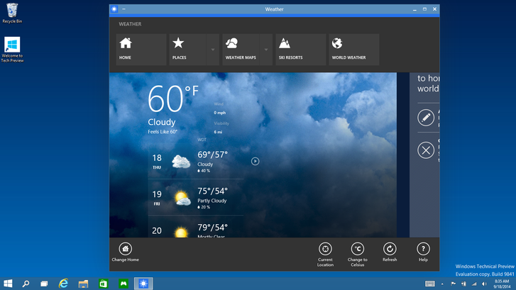 Windows 10 brings improved desktop experience, better multi-tasking, and other good stuff