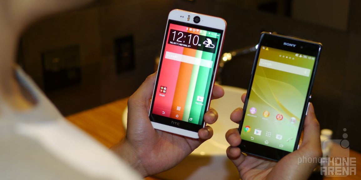 HTC Desire EYE vs Sony Xperia Z2: first look