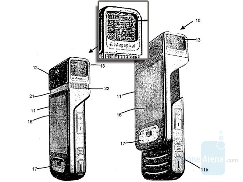 Nokia Patent Application - Nokia working on 8-megapixel slider?