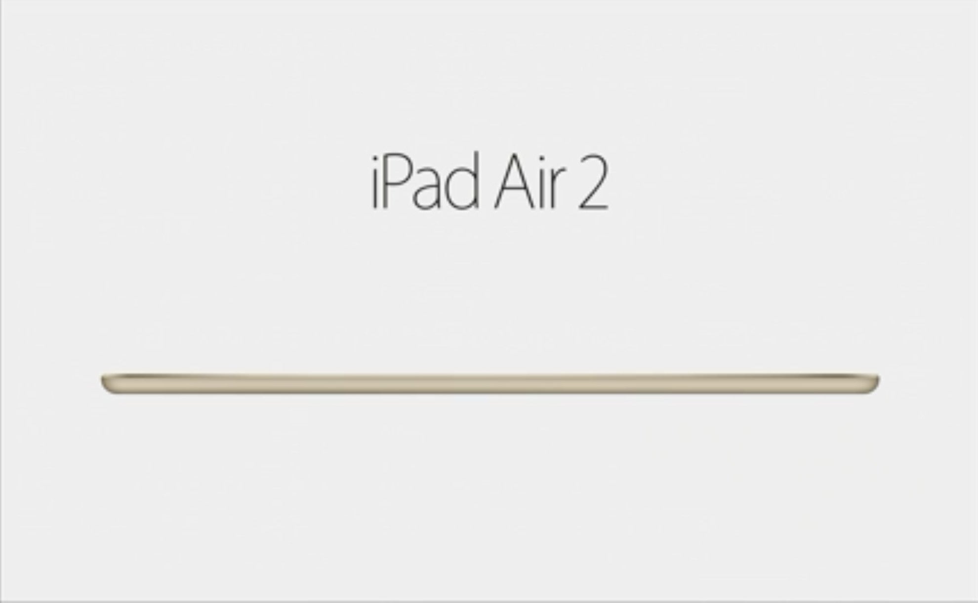 At the amazing 6.1 mm, the iPad Air 2 is the thinnest tablet on the planet