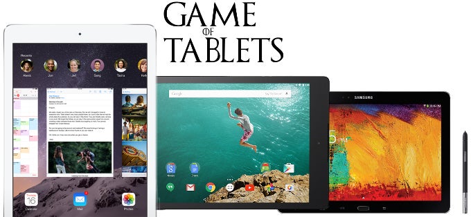 Apple iPad Air 2 vs Google Nexus 9 vs Samsung Galaxy Note 10.1 (2014 edition): specs comparison clash