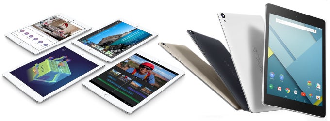 Apple iPad Air 2 vs Google Nexus 9: in-depth specs comparison
