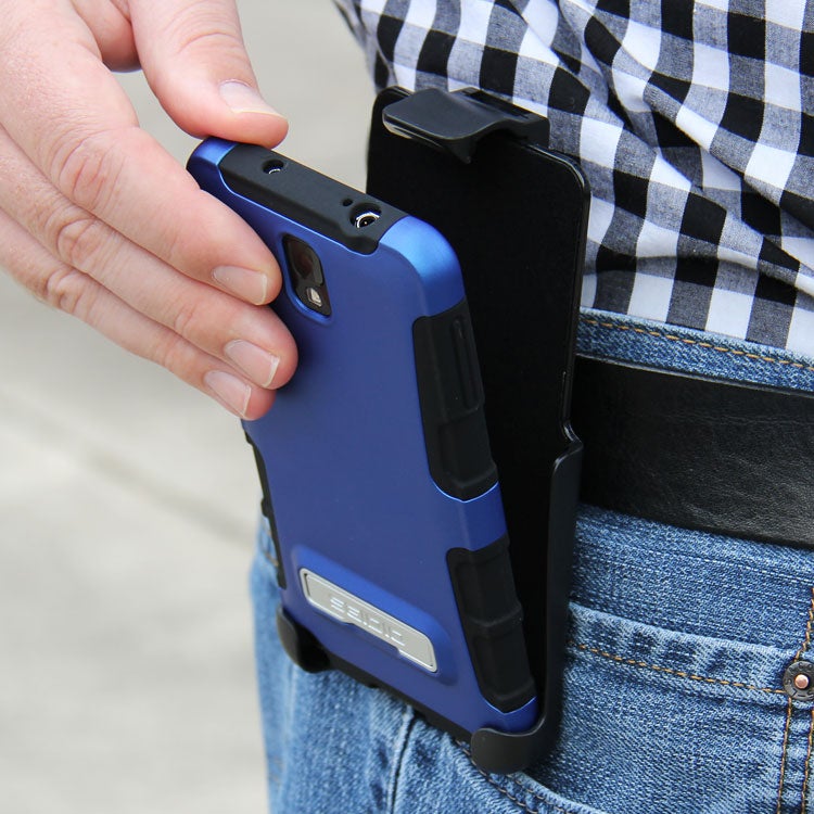 The Seidio case-holster combos tend to cost a little more, but they are a great design - Bending phones, pocket explosions, butt-dialing: it’s time for the old belt-holster to make a comeback