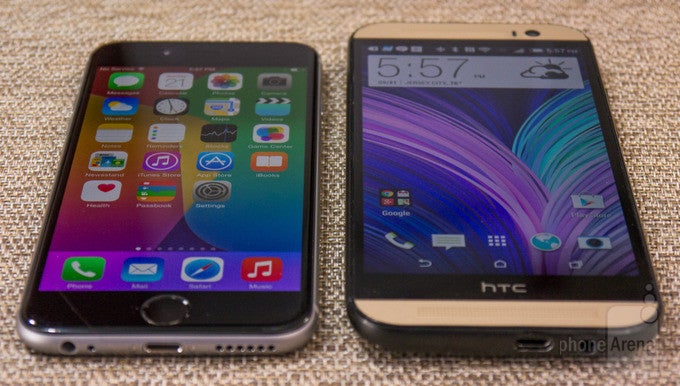 iPhone 6 beats the HTC One (M8) in our speed comparison