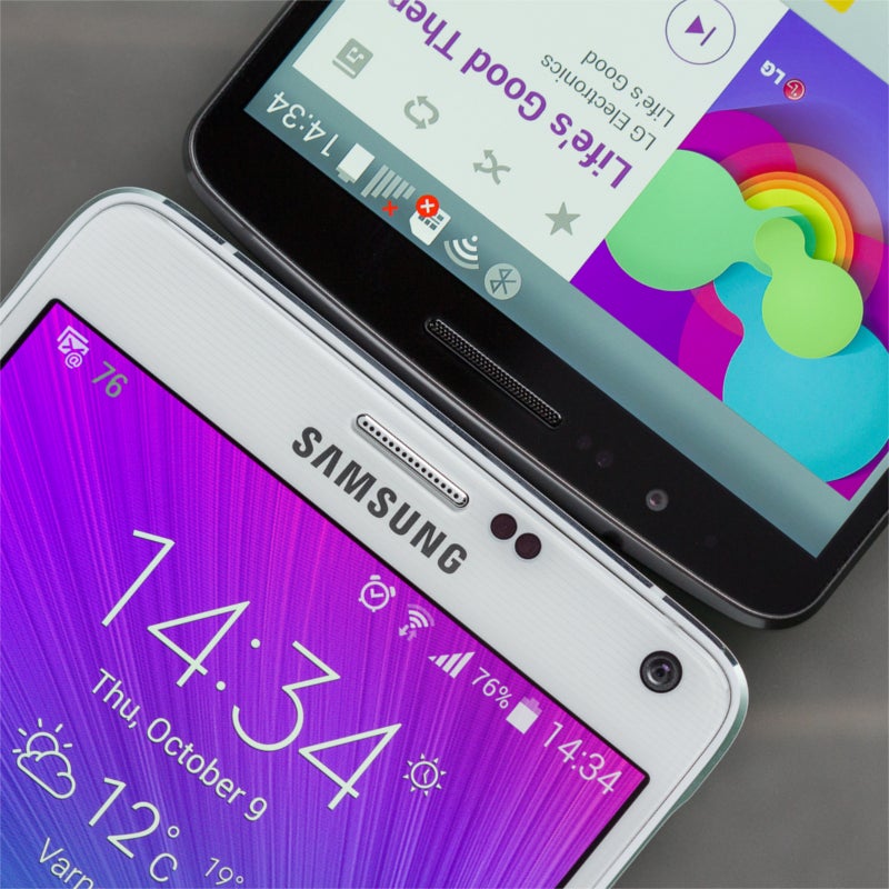 The people have spoken: the Galaxy Note 4 grabs twice the user votes against the LG G3