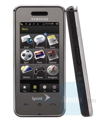 Samsung M800 for Sprint is a touch-screen phone!