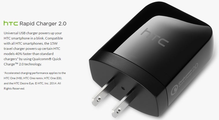 HTC Rapid Charger 2.0 coming soon to charge select smartphones 40% faster