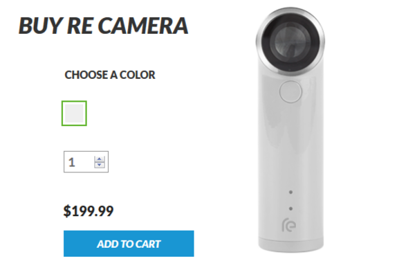 HTC has removed the orange RE Camera from its pre-order website - HTC&#039;s orange RE Camera faces shipping delay; white model due to arrive in mid-November