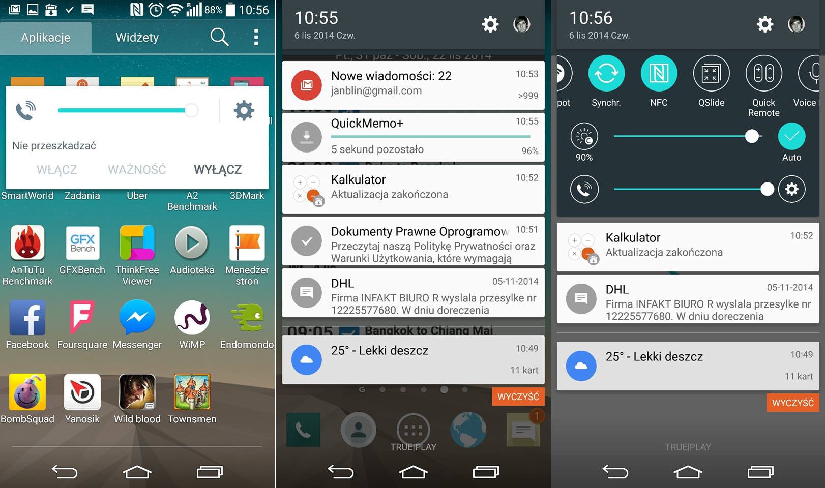 LG already hard at work on the Android 5.0 Lollipop update for the G3, leaked screenshots suggest