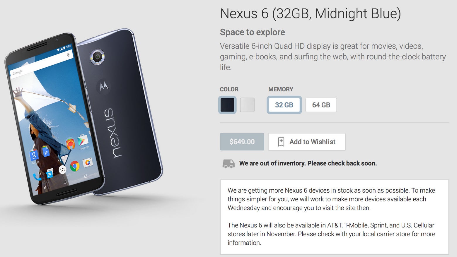 The elusive Google Nexus 6 appears in a dozen new countries, but you still won&#039;t be able to get it