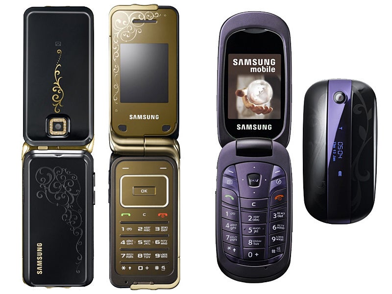 Samsung announces two new clamshell phones targeting the female audience