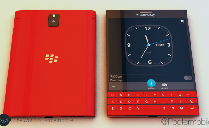 Red ones go faster: a red-colored version of the BlackBerry Passport breaks cover, coming later in 2014