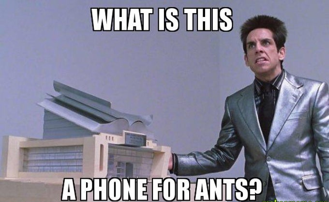 Here follow some of the smallest and most compact phones ever made