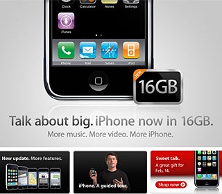 16GB Apple iPhone now available with AT&amp;T