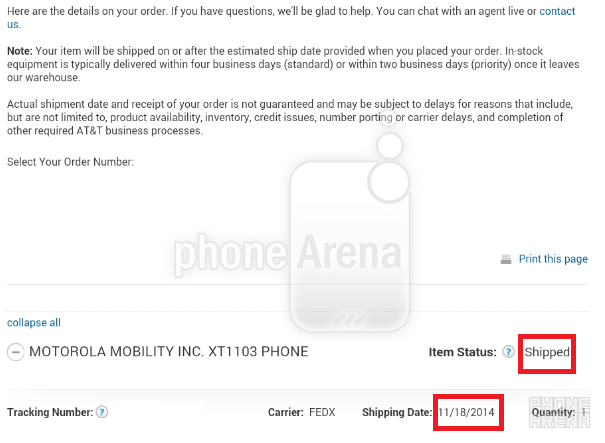 AT&amp;amp;T ships Nexus 6 pre-orders on Tuesday - AT&amp;T starts shipping Nexus 6 pre-orders