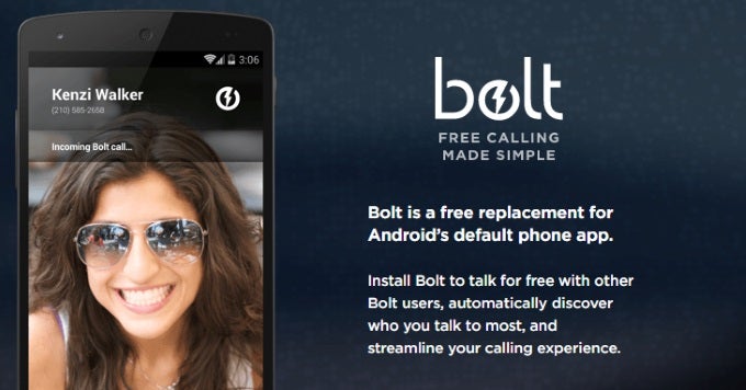 Bolt is a small, distraction-free VoIP calling dialer app replacement for Android