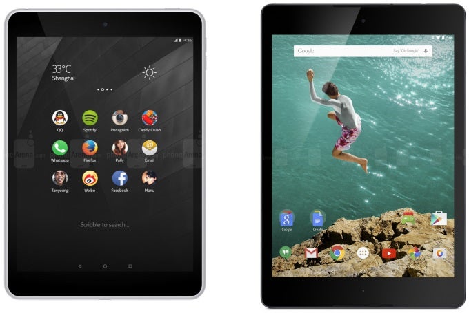 Nokia N1 vs Nexus 9: in-depth specs comparison