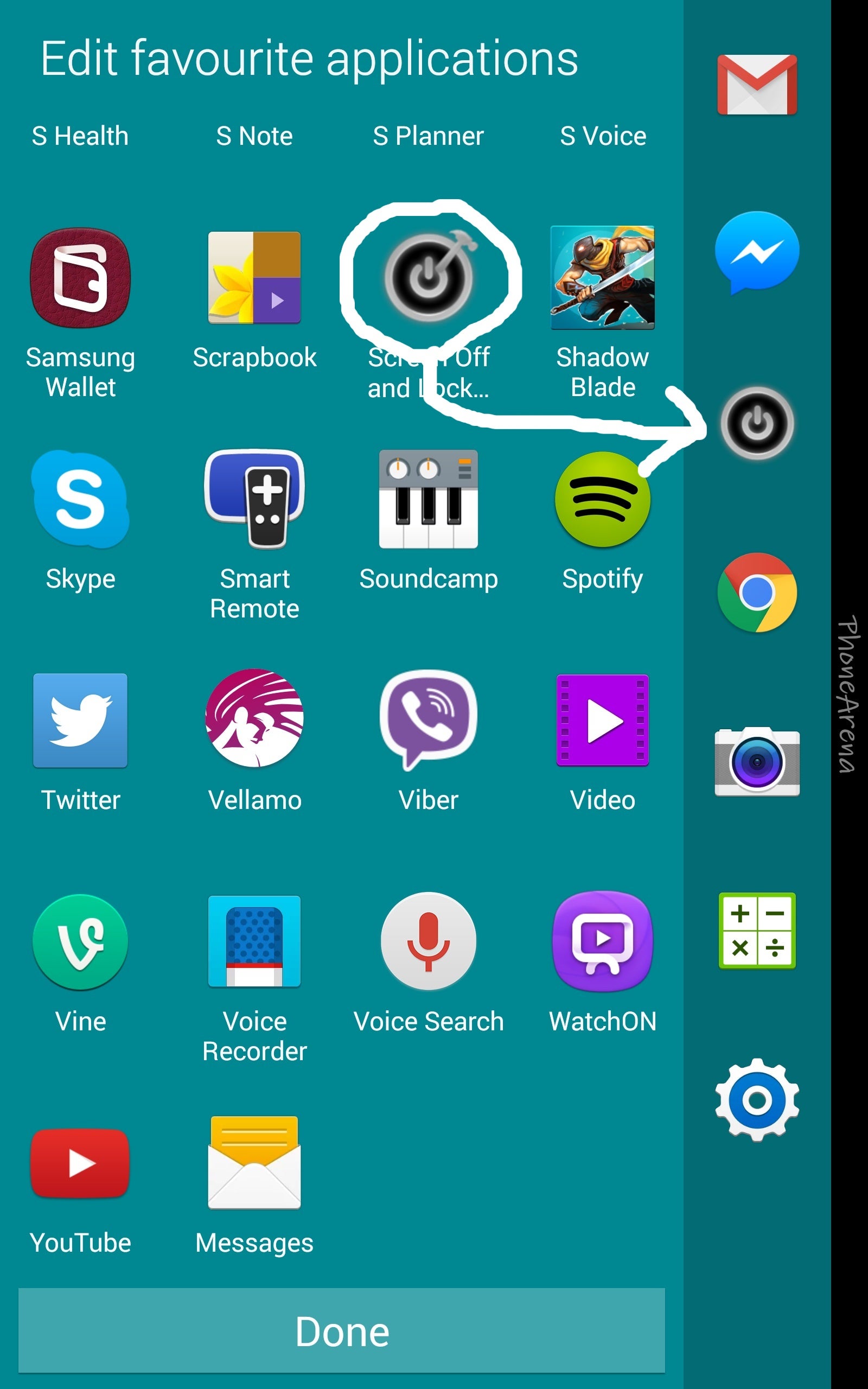 Power key too high? Here&#039;s how to comfortably switch off and lock the Samsung Galaxy Note Edge from its Edge display