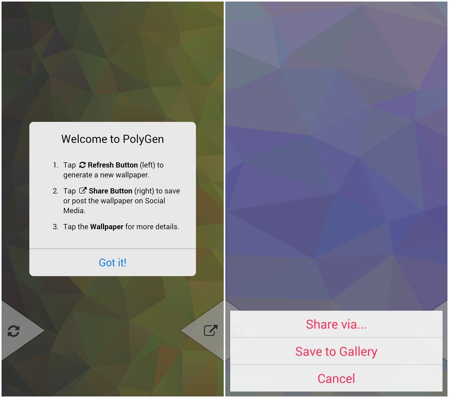 How to trick out your phone with some sweet custom polygonal wallpapers on Android and iOS