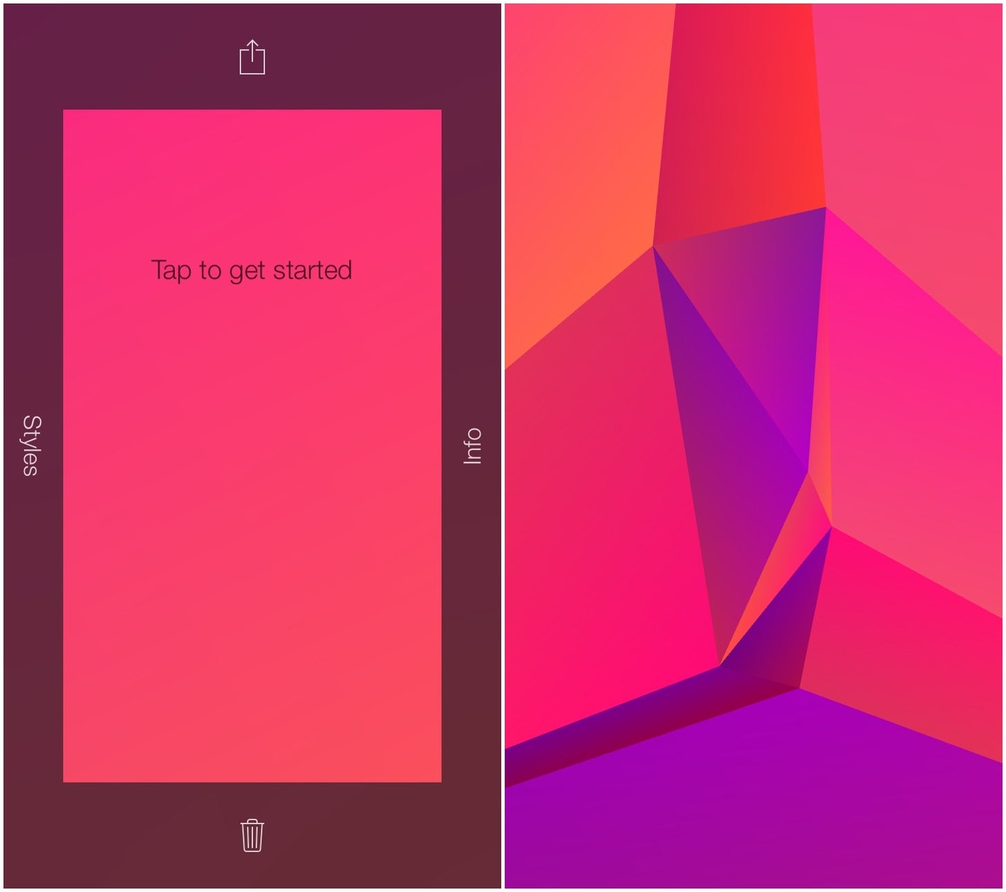 How to trick out your phone with some sweet custom polygonal wallpapers on Android and iOS
