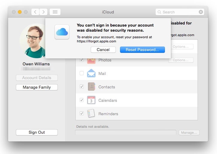 If you see security warnings like this, a simple password recovery is not an option - Did you set up two-factor authentication for your Apple ID? Do not lose that recovery key (plus how to replace it)