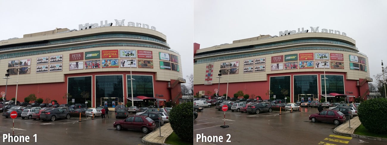 Side-by-side view - 1v1 blind camera comparison: you choose the better phone - LG vs Sony