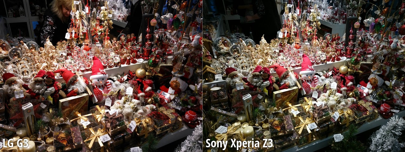Side-by-side view - LG G3 vs Sony Xperia Z3 blind camera comparison: the results
