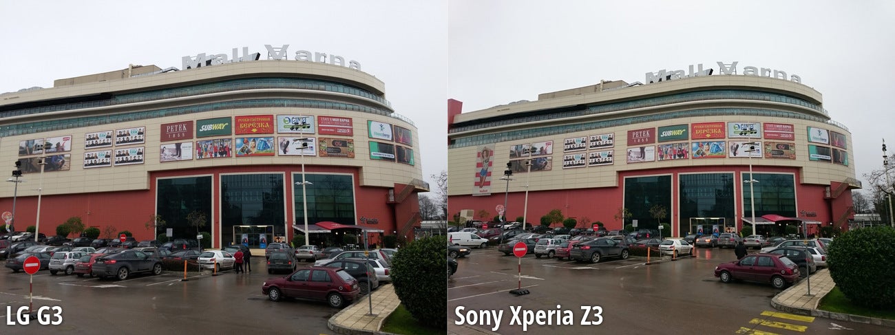 Side-by-side view - LG G3 vs Sony Xperia Z3 blind camera comparison: the results