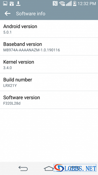 LG G2 Android 5.0 Lollipop update leaks out