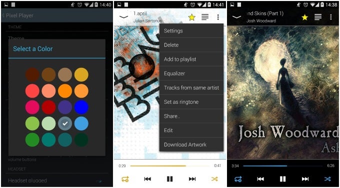 Pixel Player is a customizable, lightweight, and powerful music player built for Android