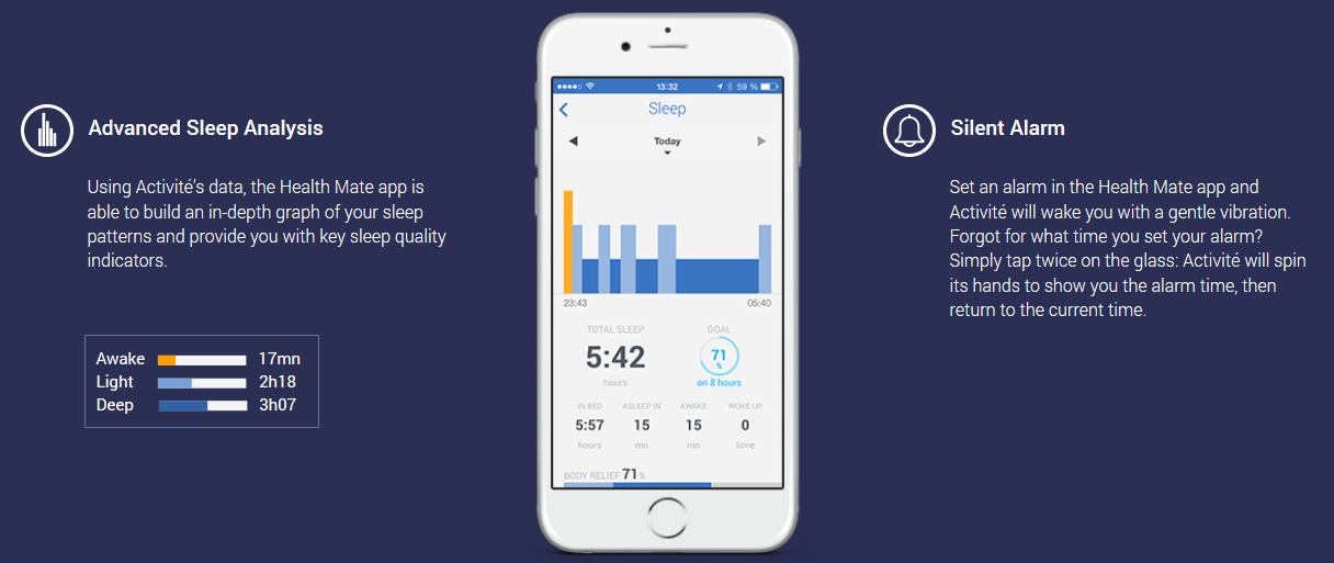 The Activite Pop uses a companion app to track your fitness goals - Activite Pop is a $150 healthwatch that tracks your fitness goals