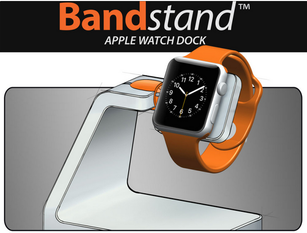 The Bandstand Apple Watch Dock will recharge your timepiece - Prototype of Apple Watch watch dock to make CES appearance