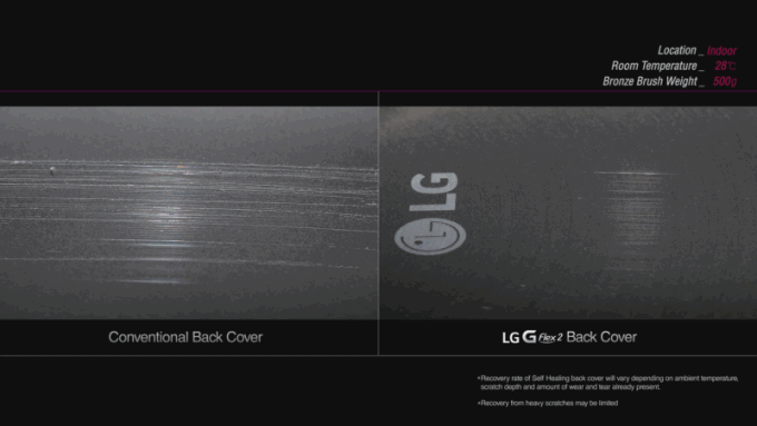 The LG G Flex 2 revealed - its curves are dynamic, its CPU is the Qualcomm Snapdragon 810, and its back heals itself